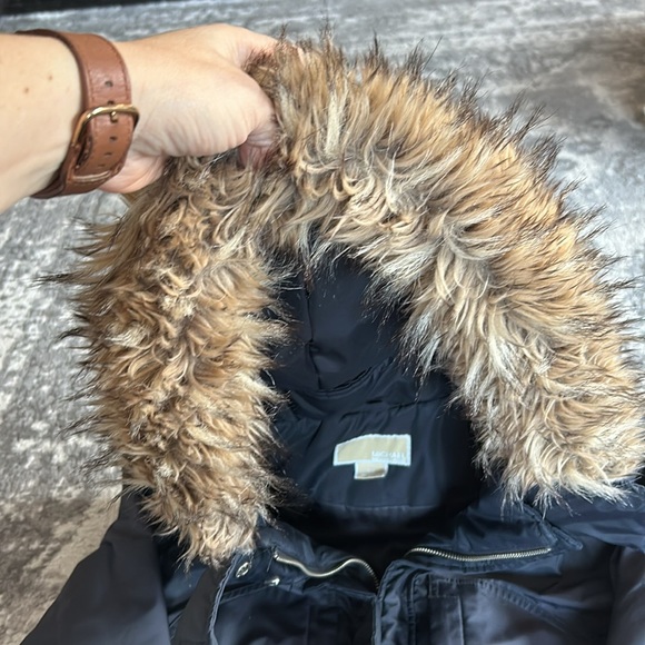 Michael Kors Long Coat with Removable Hood - Picture 5 of 6